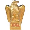 Image 1 : Breweriana, National Blended Whiskey figural eagle, composition, c.1950, VG+ overall cond, 24"H x 16