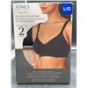 Image 2 : Jones New York Signature Smooth Comfort Bra 2-Pack, L/G, Multi