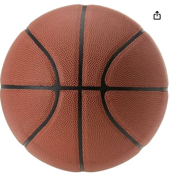 Amazon Basics PU Composite Basketball, Official Size, 2-Pack