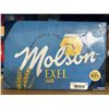 Image 2 : Molson Excel Lager 0.5 Percent Alcohol 355 mL Cans 24 Pack