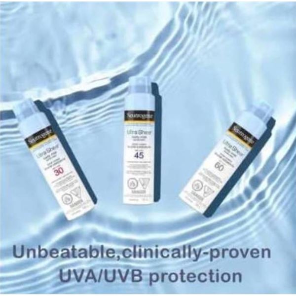 Neutrogena Ultra Sheer Body Mist Sunscreen SPF 60, 3 x 141g