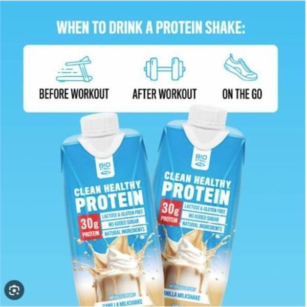 Biosteel Clean Healthy Protein Vanilla Milkshake 18 x 325 mL