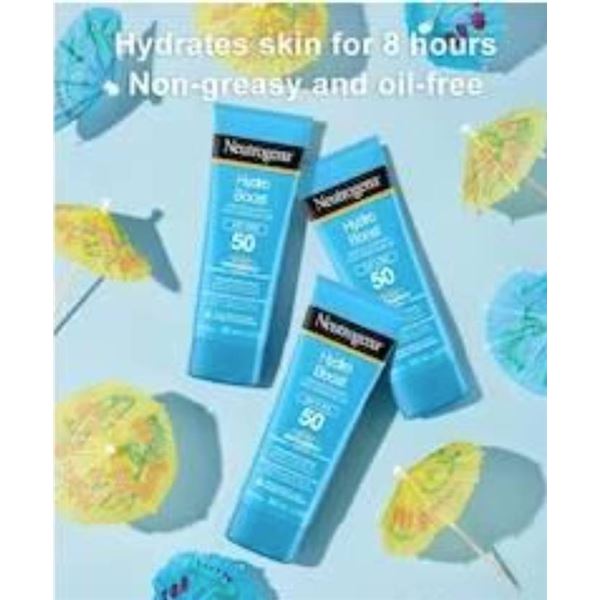Neutrogena Hydro Boost Water Gel Lotion SPF 50, 3x88 ml