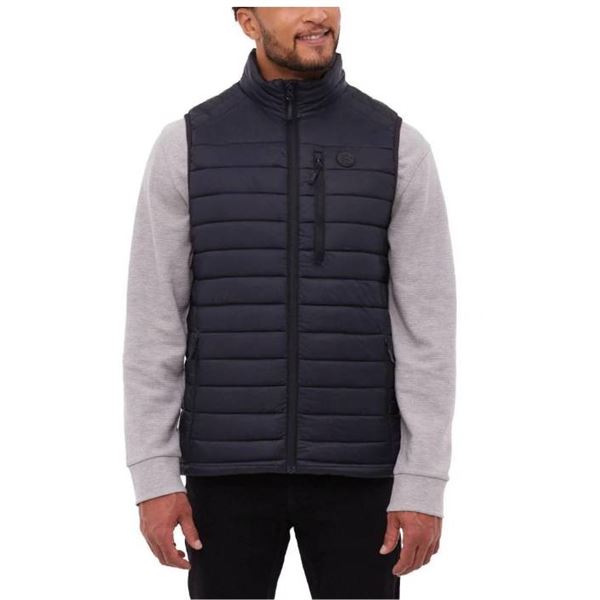 Bench Repreve Men's Quilted Vest, Size Large (L/G), Navy