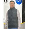 Image 4 : Bench Repreve Men's Quilted Vest, Size Large (L/G), Navy