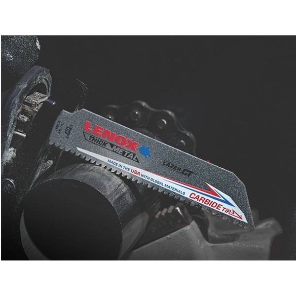 12 in. x 1 in. LAZER CT 8 TPI Carbide Tipped Reciprocating Saw BladesLENOXÂ LXAR12108CT-1
