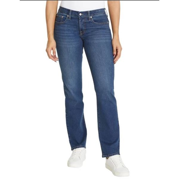 Lucky Brand Women's Mid-Rise Straight Jeans, Size 6/28, Multi