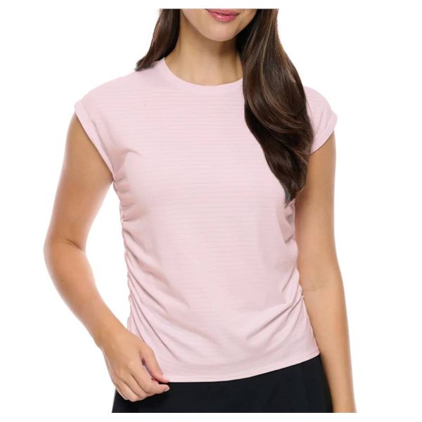LolÃ« Women's Ruched Side Active T-Shirt Size Large