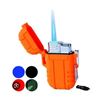Image 2 : Waterproof Outdoor Butane Torch Lighter with Protective Case