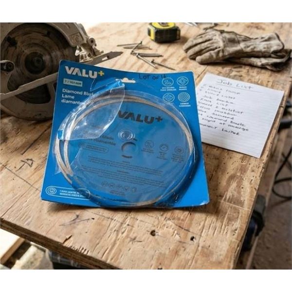 Valu+ Diamond Blade, 7 inch / 180 mm, Lot of 4
