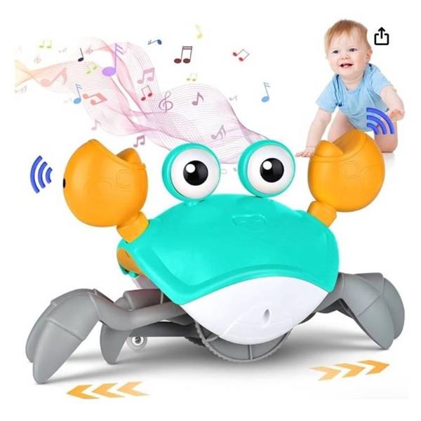 Electric Induction Cute Crab Toy for Ages 3+