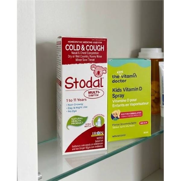 Stodal Cold & Cough Medicine and Kids Vitamin D Spray