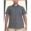 Image 3 : Quiksilver Menâ€™s Short Sleeve Shirt in Blue Size Large