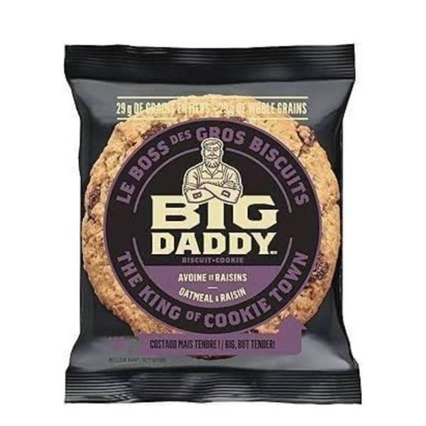 Big Daddy Oatmeal & Raisin Cookies, 8 Pieces x 100g