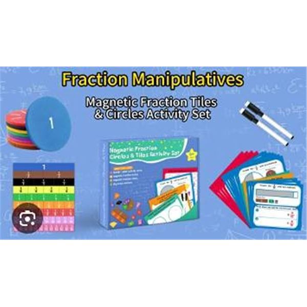 Magnetic Fraction Circles & Tiles Activity