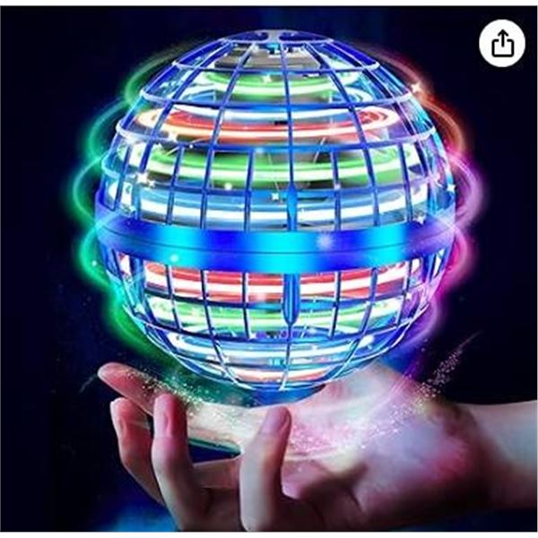 Boomerang Ball Fly Spinner Toy, Blue