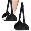 Image 3 : 2-Pack Airplane Foot Hammock Set