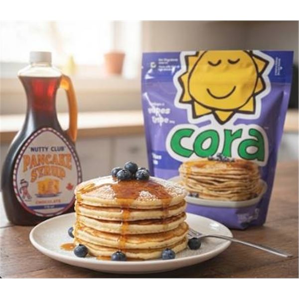 Nutty Club Syrup 750ml & Cora Crêpe Mix Set 700g