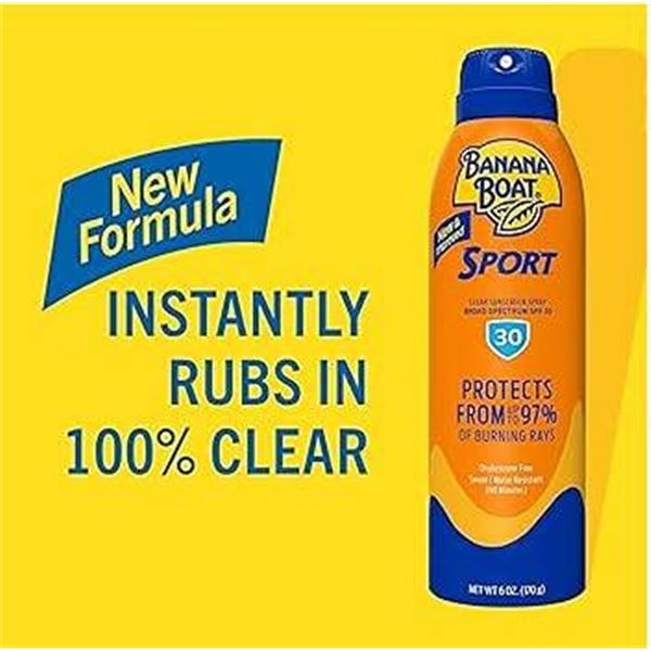 Banana Boat Ultra Sport SPF 30 Spray, 3-Pack