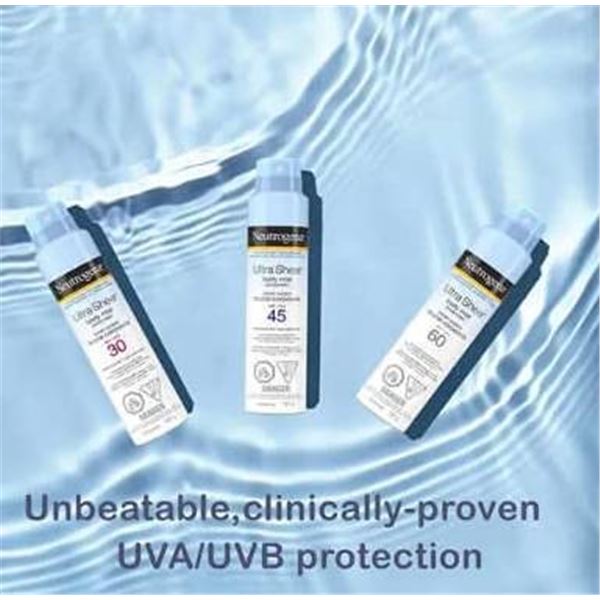 Neutrogena Ultra Sheer Body Mist Sunscreen x3