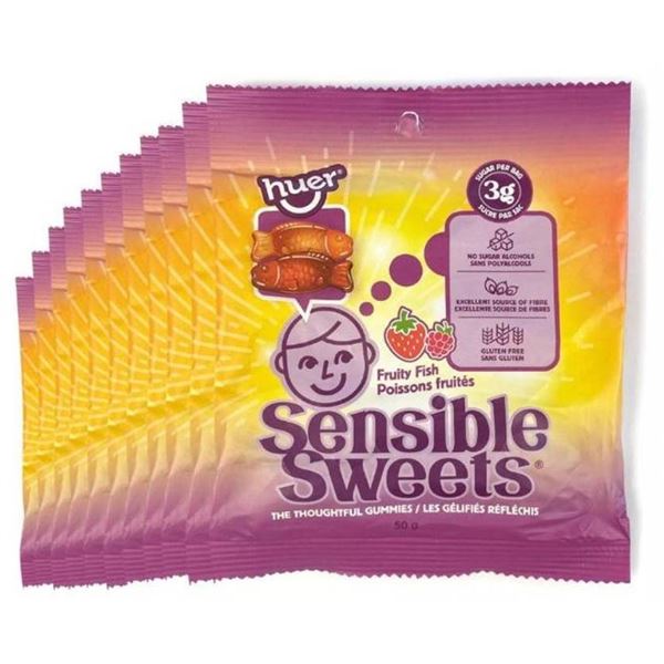 Sensible Sweets Fruity Fish Gummies 12x600g