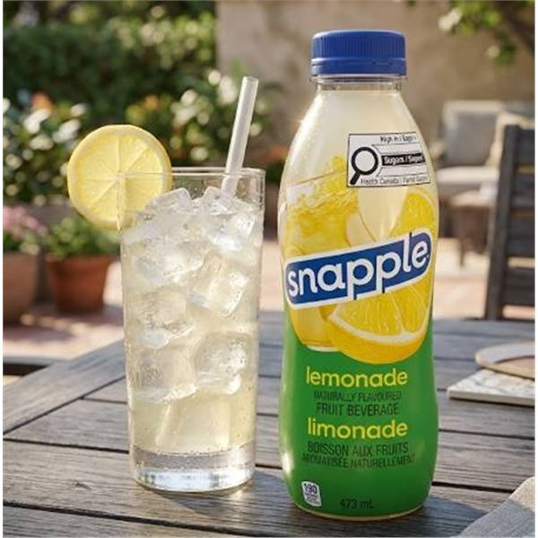 Snapple Lemonade 12-Pack, 473mL Bottles