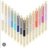 Image 1 : 15 Black Ballpoint Pens, Retractable
