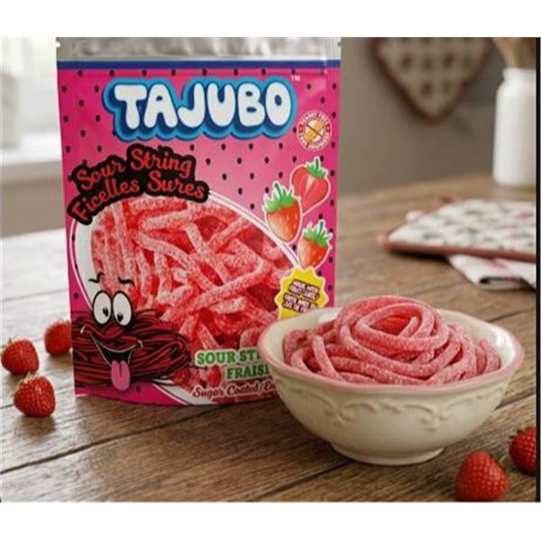 Tajubo Sour String Strawberry 960g Pack