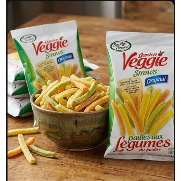Garden Veggie Straws 511g Snack Pack With 18 Individual Bags