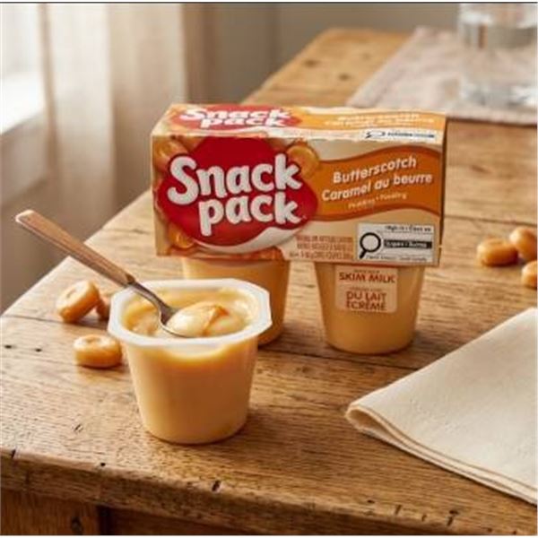 Snack Pack Butterscotch Pudding Cups 12 x (4 x 99g)