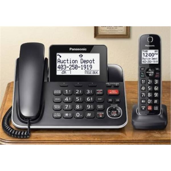 Panasonic KX-TGF872 Corded and Cordless Phone System with Two-Way Recording