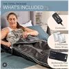 Image 1 : LifePro BioRemedy Infrared Sauna Blanket (Large Black)