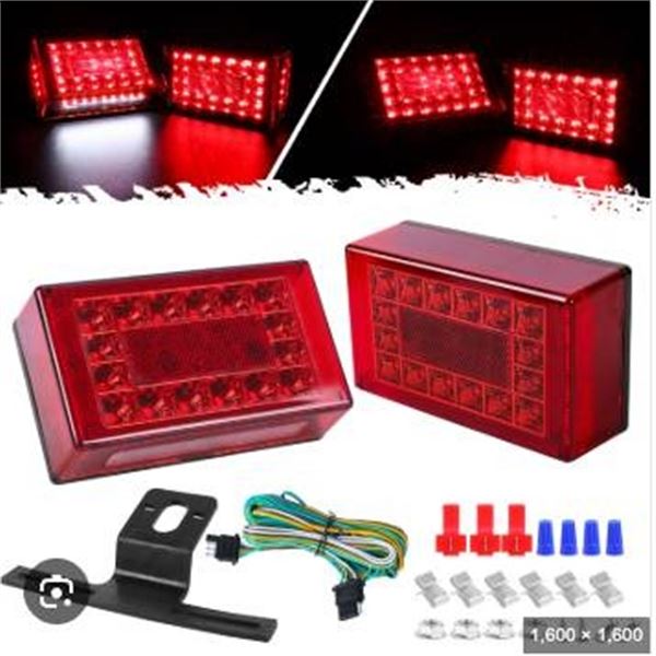 6-Inch LED Trailer Lights Kit with Wiring