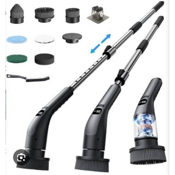 8-in-1 Electric Spin Scrubber Model G5 With Accessories