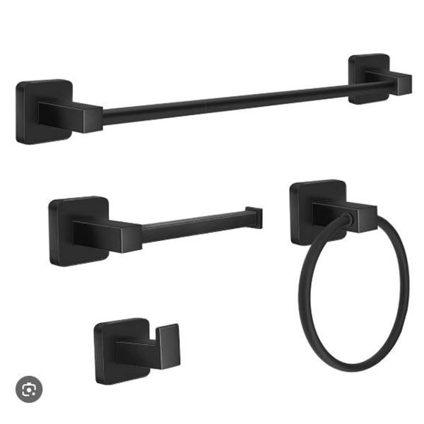 Towel Bar Set with Wall-Mount Installation Components
