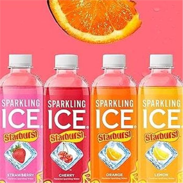 Sparkling Ice Starburst Zero Sugar, 24-Pack, 503 mL Bottles