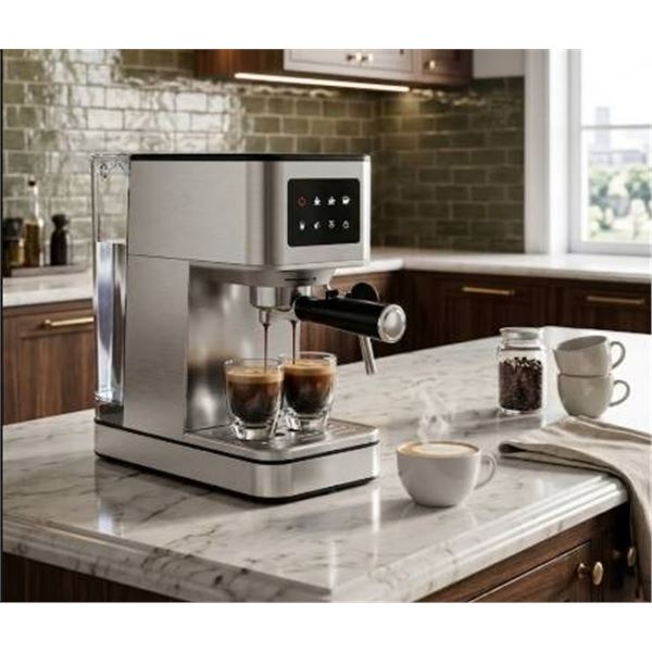 Espresso Coffee Machine EM625 With 1400W Power and 20-Bar Pump