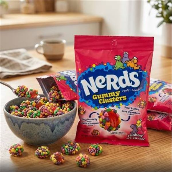 Nerds Gummy Clusters 12 x 142g Rainbow Candy