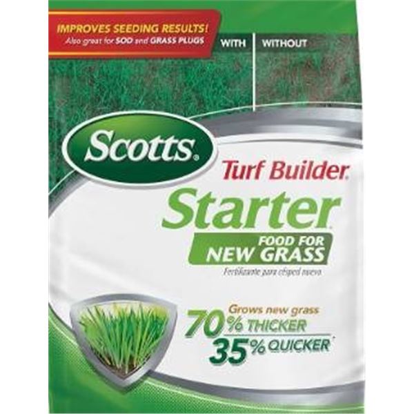 Scotts Turf Builder Starter 24-25-4 Lawn Food for Grass, 3.4 kg