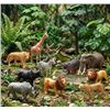 Image 1 : Prextex Safari Animals 9-Piece Model Set for Ages 3 and Up
