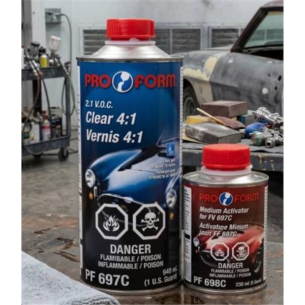 Pro Form PF697C and PF698C Automotive Clear and Medium Activator