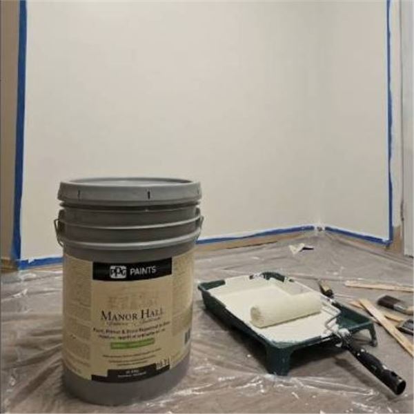 PPG Paints Manor Hall Interior Eggshell 18.3 L Paint, Primer & Stain Repellent