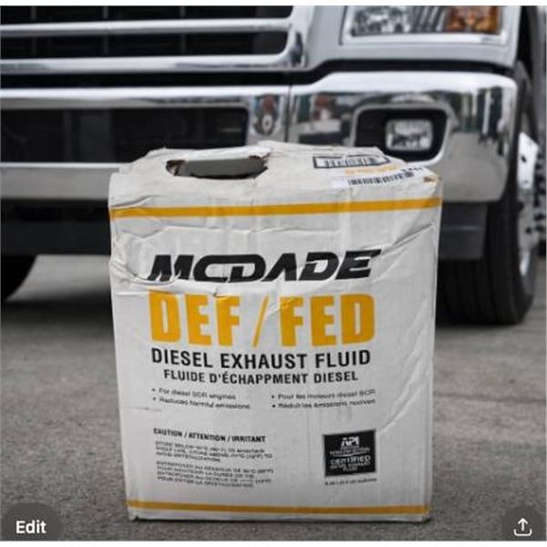 McDade Diesel Exhaust Fluid (DEF/FED), Fluid de Echappement Diesel
