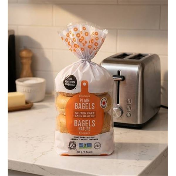 Vcal GF Plain Bagels 6x400g