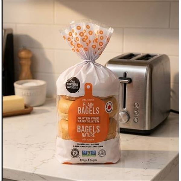 Vcal GF Plain Bagels 6x400g