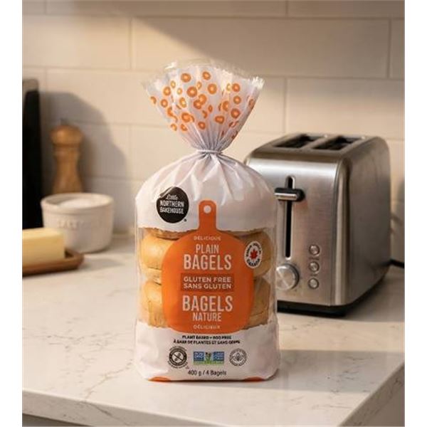 Vcal GF Plain Bagels 6x400g