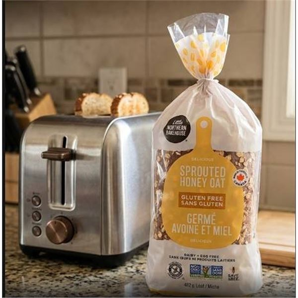 Sprouted Honey Oat Gluten Free Bread 6x482g