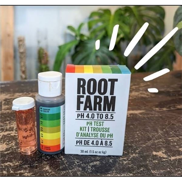 Root Farm pH Test Kit With Indicator, 12 x 30 mL