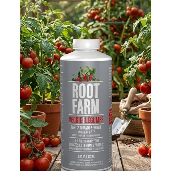 12x473ml - Root Farm Veggie Part 2Â  Fertilizer Bottles