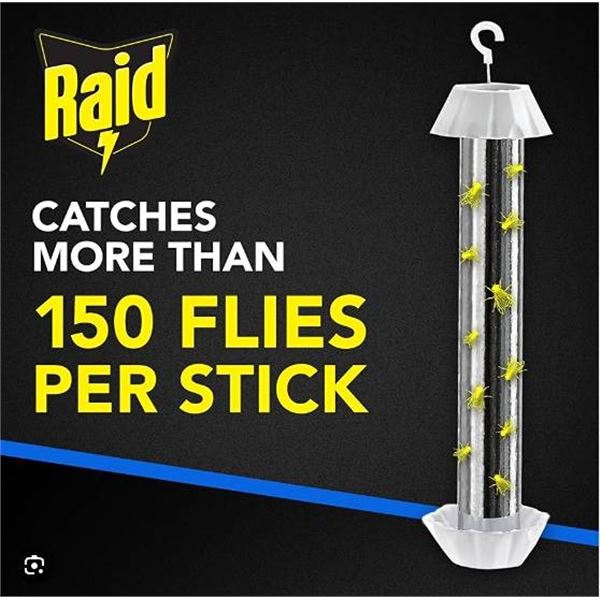 Raid Fly Stick 2-Pack, Lot of 3 Boxes